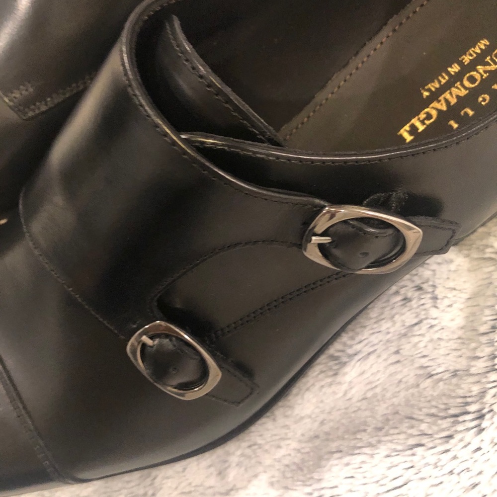 Bruno magli men’s leather shoes black